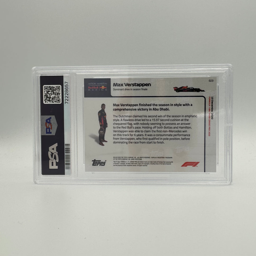 PSA 10 - MAX VERSTAPPEN #23
