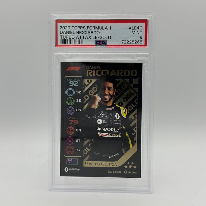 PSA 9 -   DANIEL RICCIARDO  #LE4G - LIMITED EDITION - GOLD