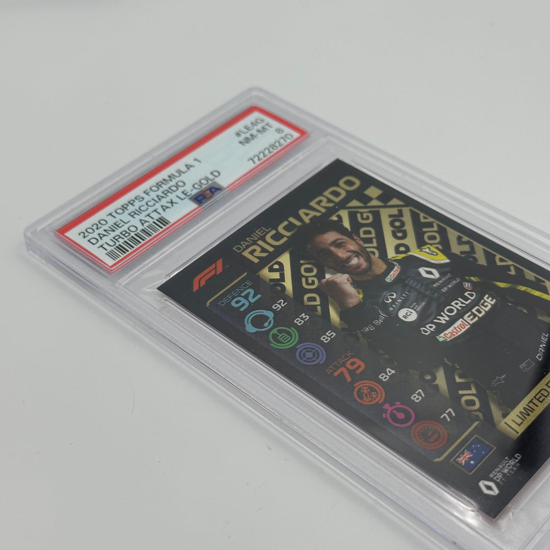 PSA 8 -   DANIEL RICCIARDO  #LE4G - LIMITED EDITION - GOLD