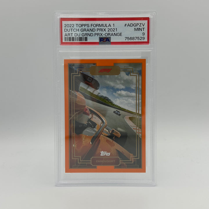 PSA 9 - 02/25 ART DU GRAND PRIX #ADGPZV - DUTCH GRAND PRIX 2021 - ORANGE