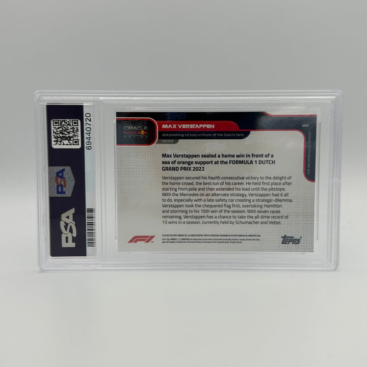 PSA 9 - 2/10 MAX VERSTAPPEN #53 - BLUE