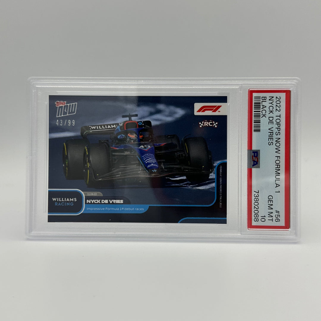 PSA 10 - 43/99 - Nyck de Vries - Impressive Formula 1 Debut #056