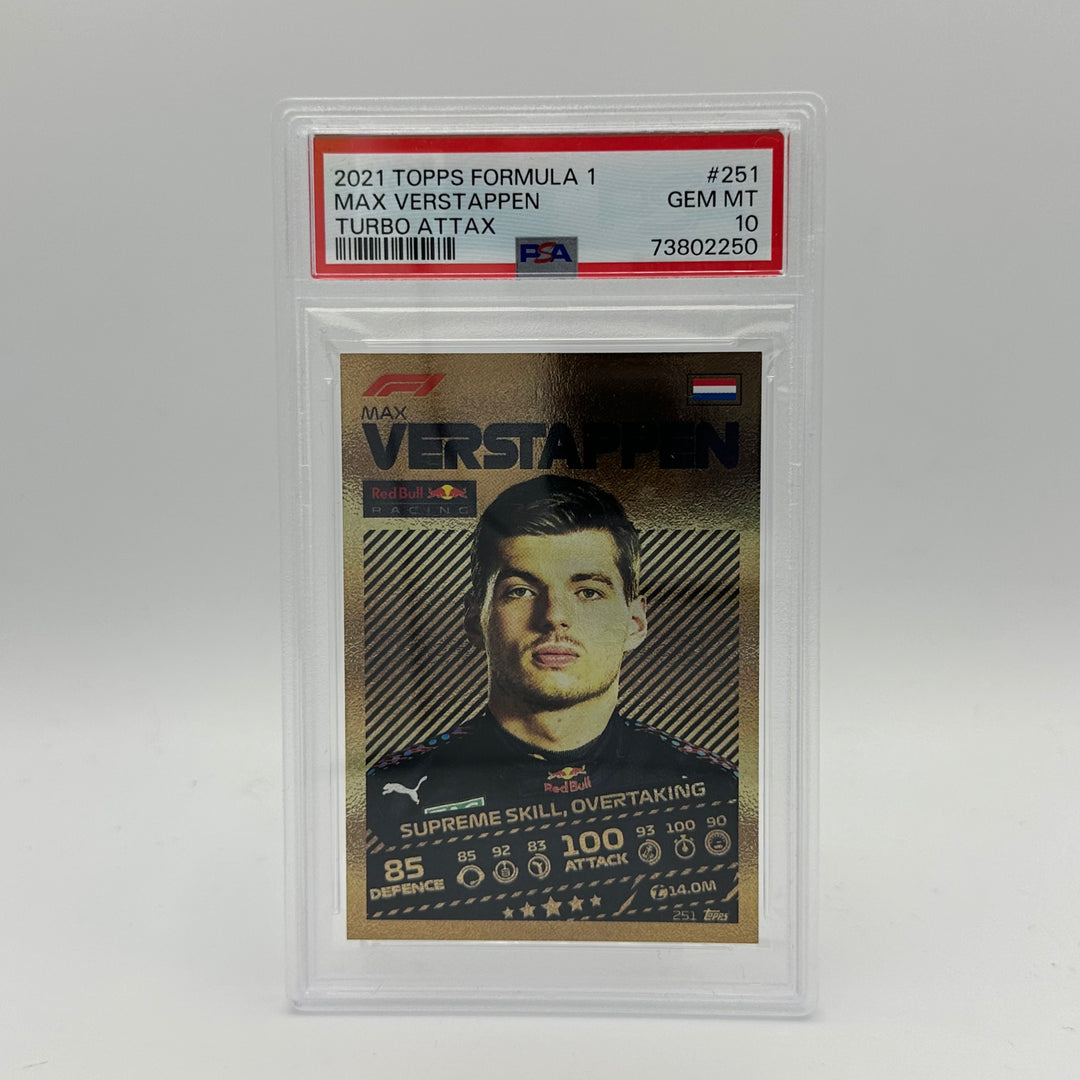 PSA 10 - MAX VERSTAPPEN #251