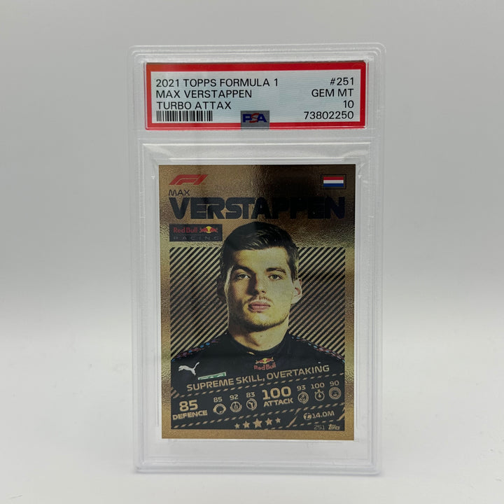 PSA 10 - MAX VERSTAPPEN #251