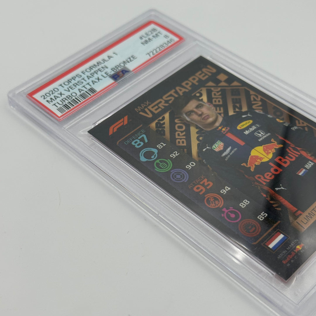 PSA 8 -   MAX VERSTAPPEN  #LE2B - LIMITED EDITION - BRONZE