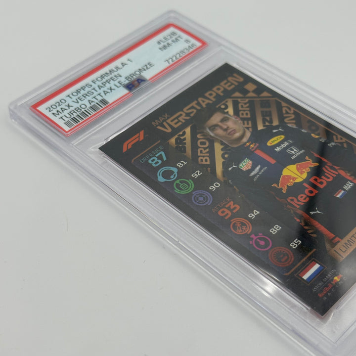 PSA 8 -   MAX VERSTAPPEN  #LE2B - LIMITED EDITION - BRONZE