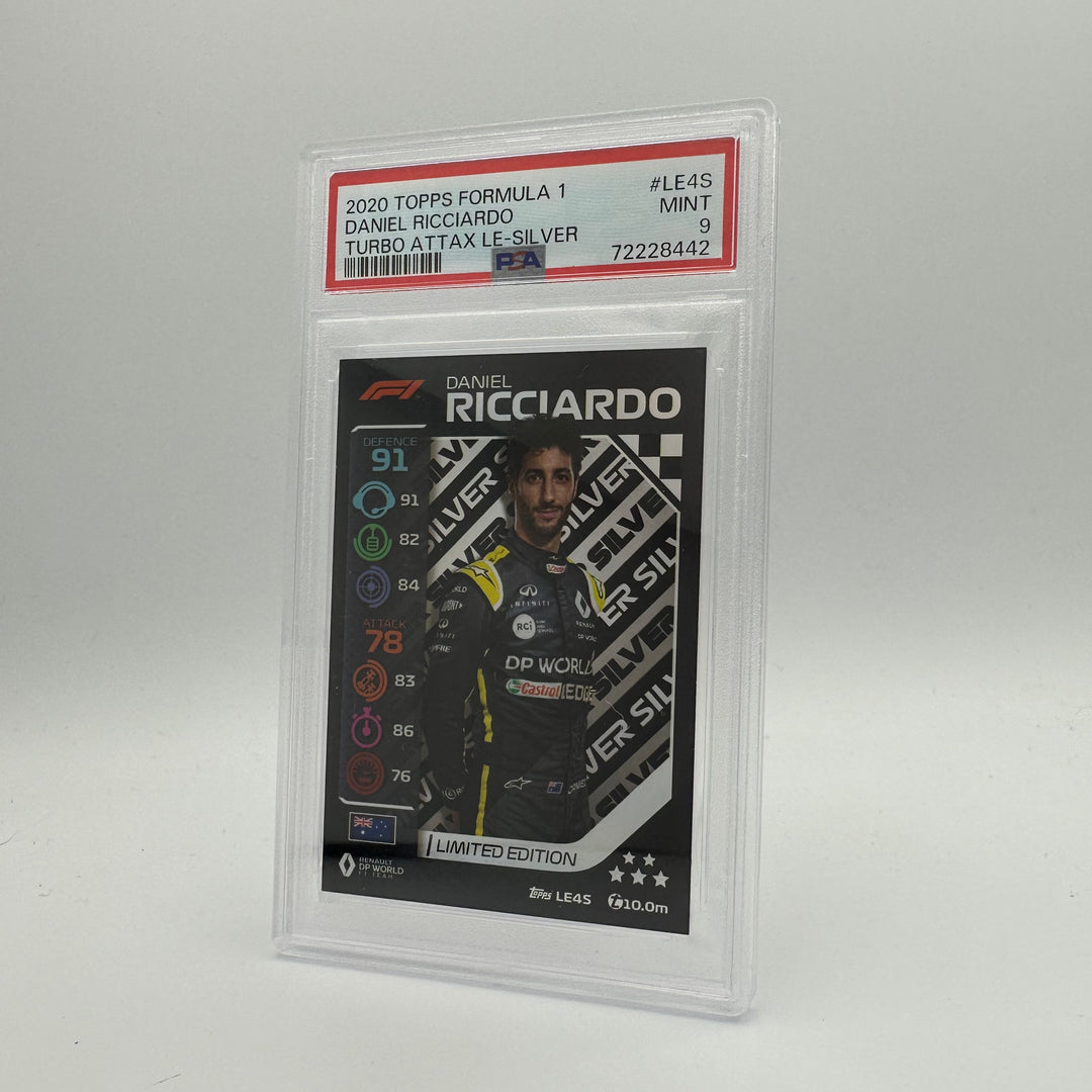 PSA 9 -   DANIEL RICCIARDO  #LE4S - LIMITED EDITION - SILVER