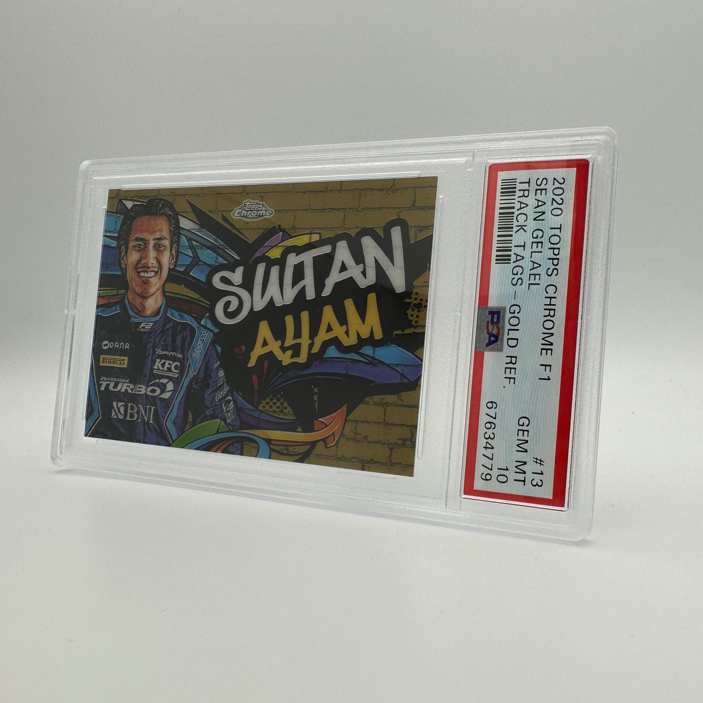 PSA 10 - 15/50     TRACK TAGS 13 SEAN GELAEL GOLD REFRACTOR