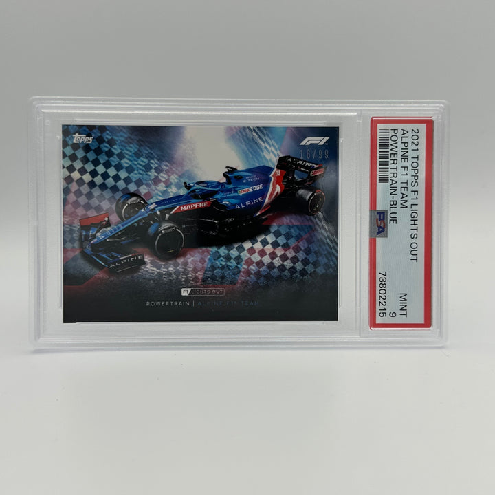 PSA 9 - 16/99 ALPINE F1 TEAM - POWERTRAIN - BLUE