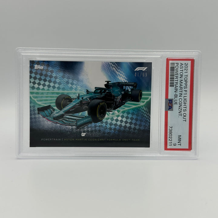 PSA 9 - 47/99 ASTON MARTIN COGNIZANT F1 TEAM - POWERTRAIN - BLUE