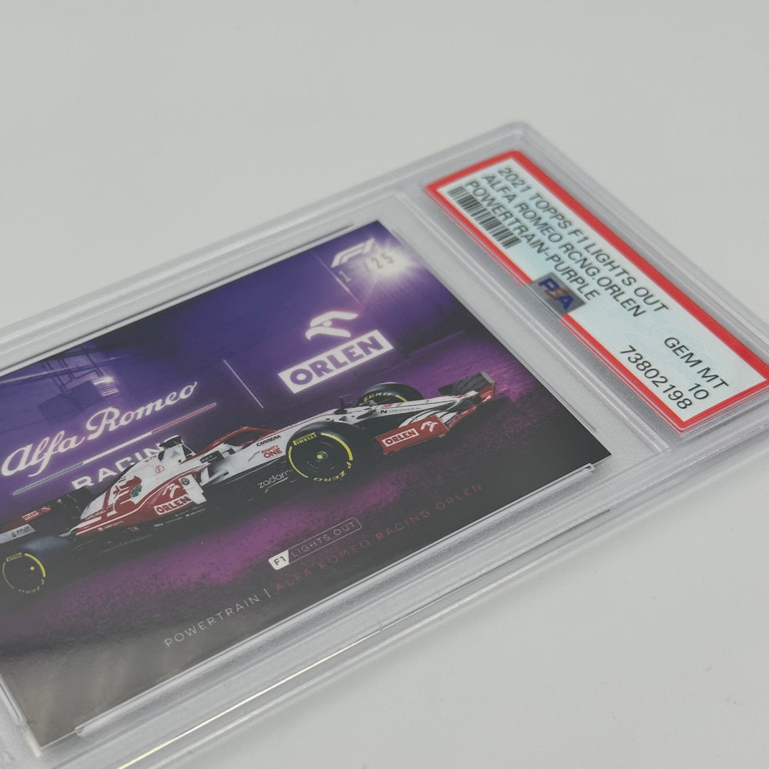 PSA 10 - 17/25 ALFA ROMEO RACING ORLEN - POWERTRAIN - PURPLE