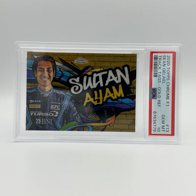 PSA 10 - 15/50     TRACK TAGS 13 SEAN GELAEL GOLD REFRACTOR