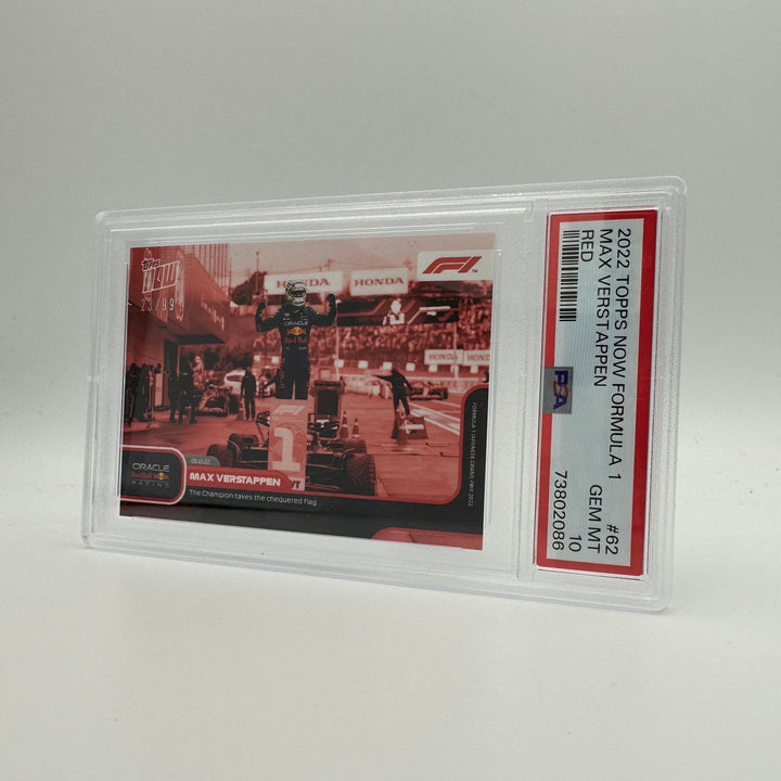 PSA 10 - 23/99 MAX VERSTAPPEN #62 - RED