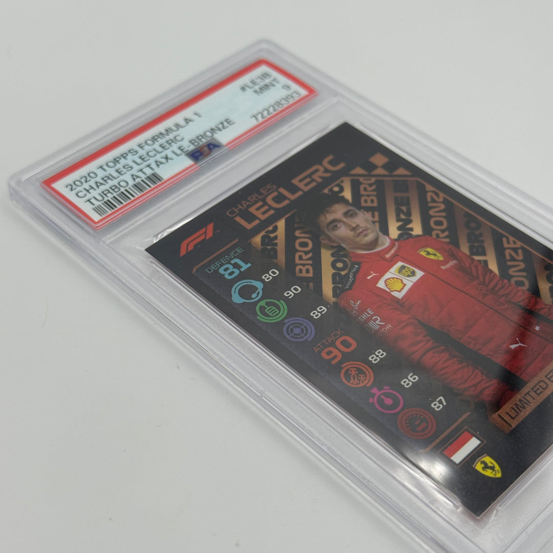 PSA 9 -   CHARLES LECLERC  #LE3B - LIMITED EDITION - BRONZE