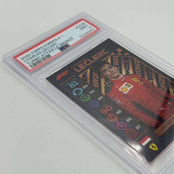 PSA 9 -   CHARLES LECLERC  #LE3B - LIMITED EDITION - BRONZE
