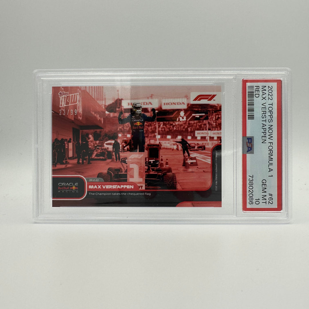 PSA 10 - 23/99 MAX VERSTAPPEN #62 - RED