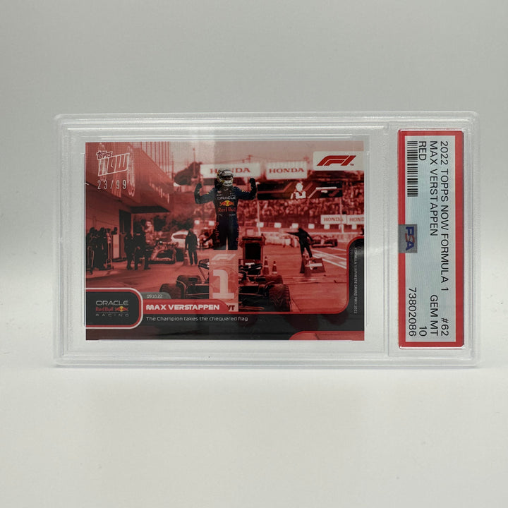 PSA 10 - 23/99 MAX VERSTAPPEN #62 - RED