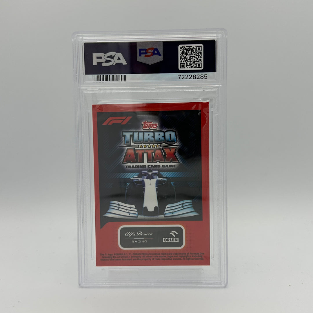 PSA 8 -   KIMI RAIKKONEN  #LE5G - LIMITED EDITION - GOLD