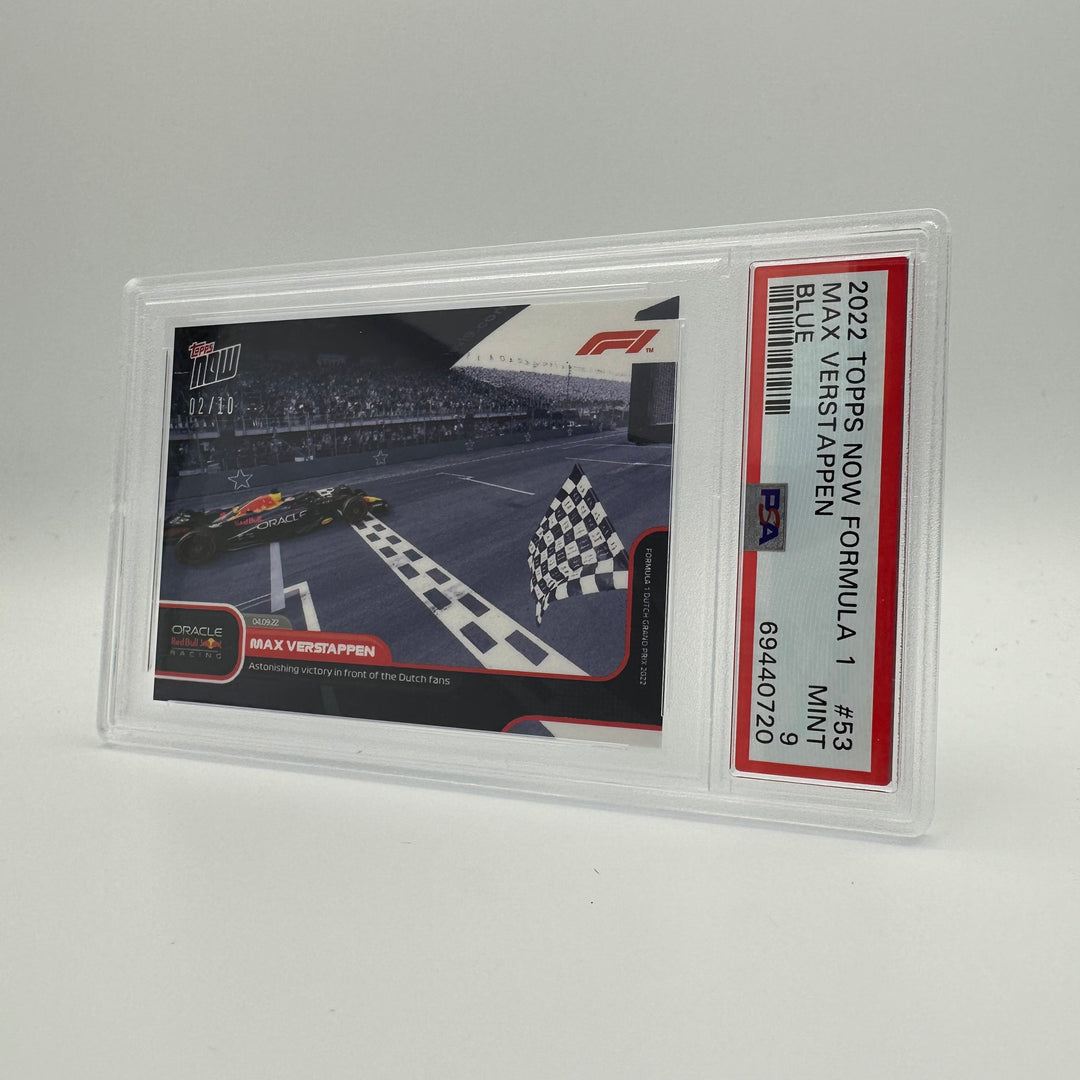 PSA 9 - 2/10 MAX VERSTAPPEN #53 - BLUE