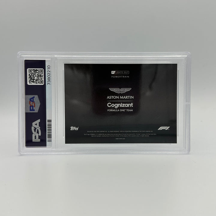 PSA 10 - 52/99 ASTON MARTIN COGNIZANT F1 TEAM - POWERTRAIN - BLUE