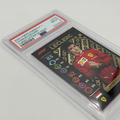 PSA 8 -   CHARLES LECLERC  #LE3G - LIMITED EDITION - GOLD