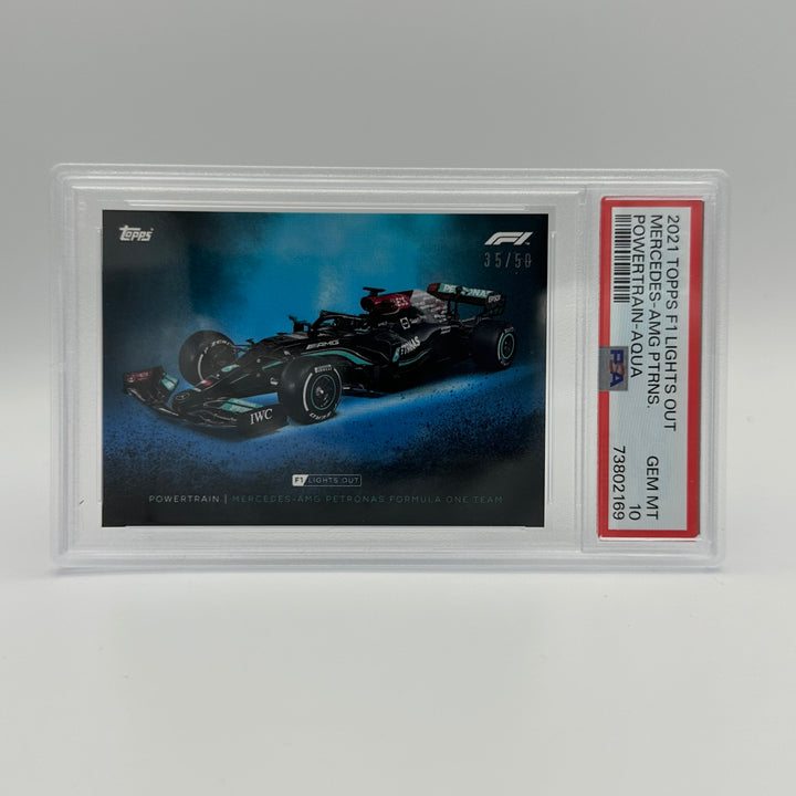 PSA 10 - 35/50 MERCEDES-AMG PETRONAS F1 TEAM - POWERTRAIN - AQUA