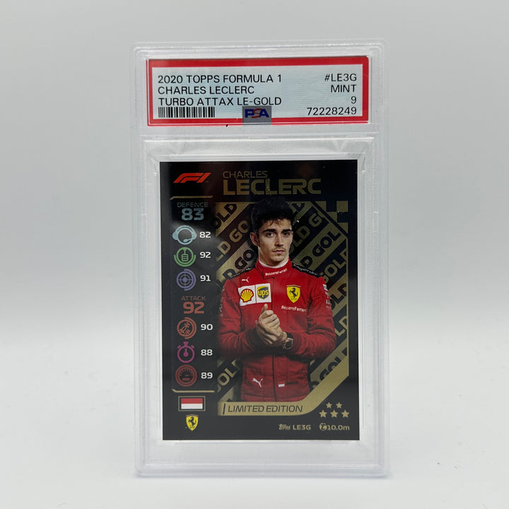 PSA 9 -   CHARLES LECLERC  #LE3G - LIMITED EDITION - GOLD
