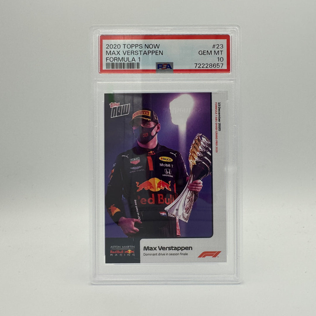 PSA 10 - MAX VERSTAPPEN #23