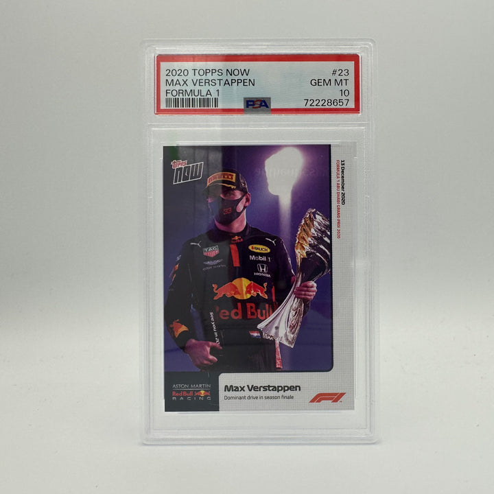 PSA 10 - MAX VERSTAPPEN #23