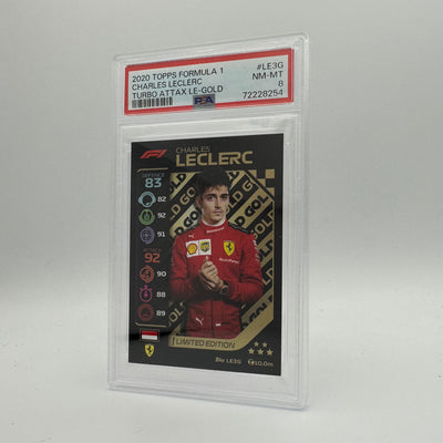 PSA 8 -   CHARLES LECLERC  #LE3G - LIMITED EDITION - GOLD