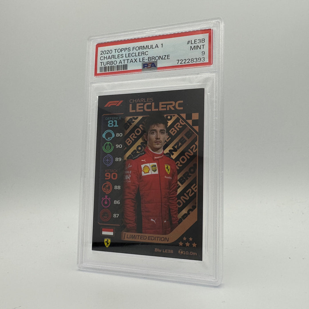 PSA 9 -   CHARLES LECLERC  #LE3B - LIMITED EDITION - BRONZE