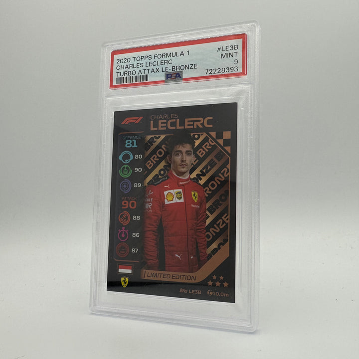 PSA 9 -   CHARLES LECLERC  #LE3B - LIMITED EDITION - BRONZE