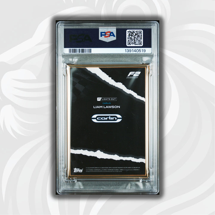 1/1 Gold Frame - Liam Lawson - F2 Driver - 2022 Lights Out