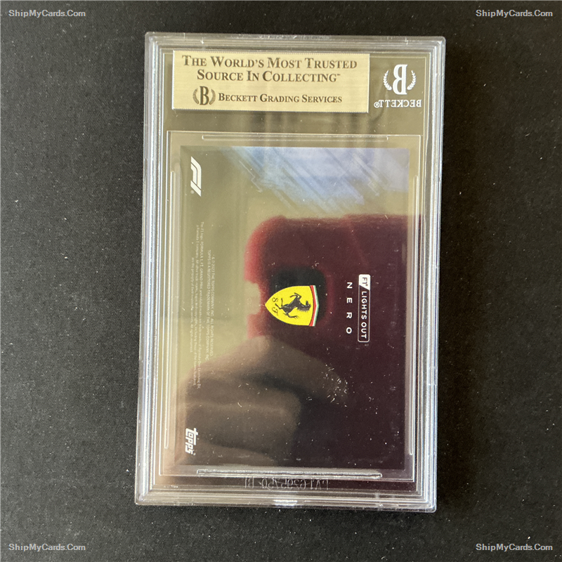 BGS 9 - 23/25 - Charles Leclerc - Nero - Blue - 2022 Topps Lights Out F1