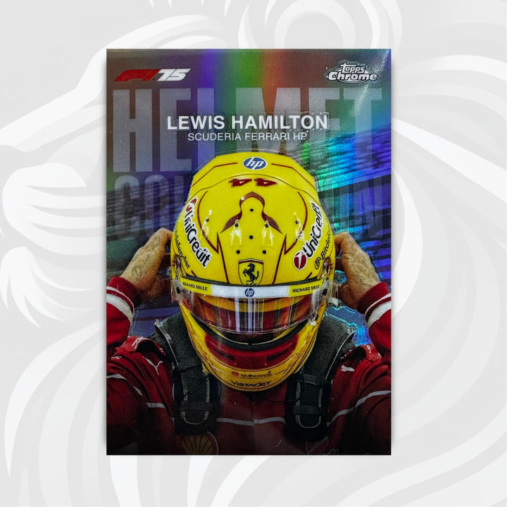 Lewis Hamilton #HC-2 - 2025 Topps Chrome F1 - Helmet Collection