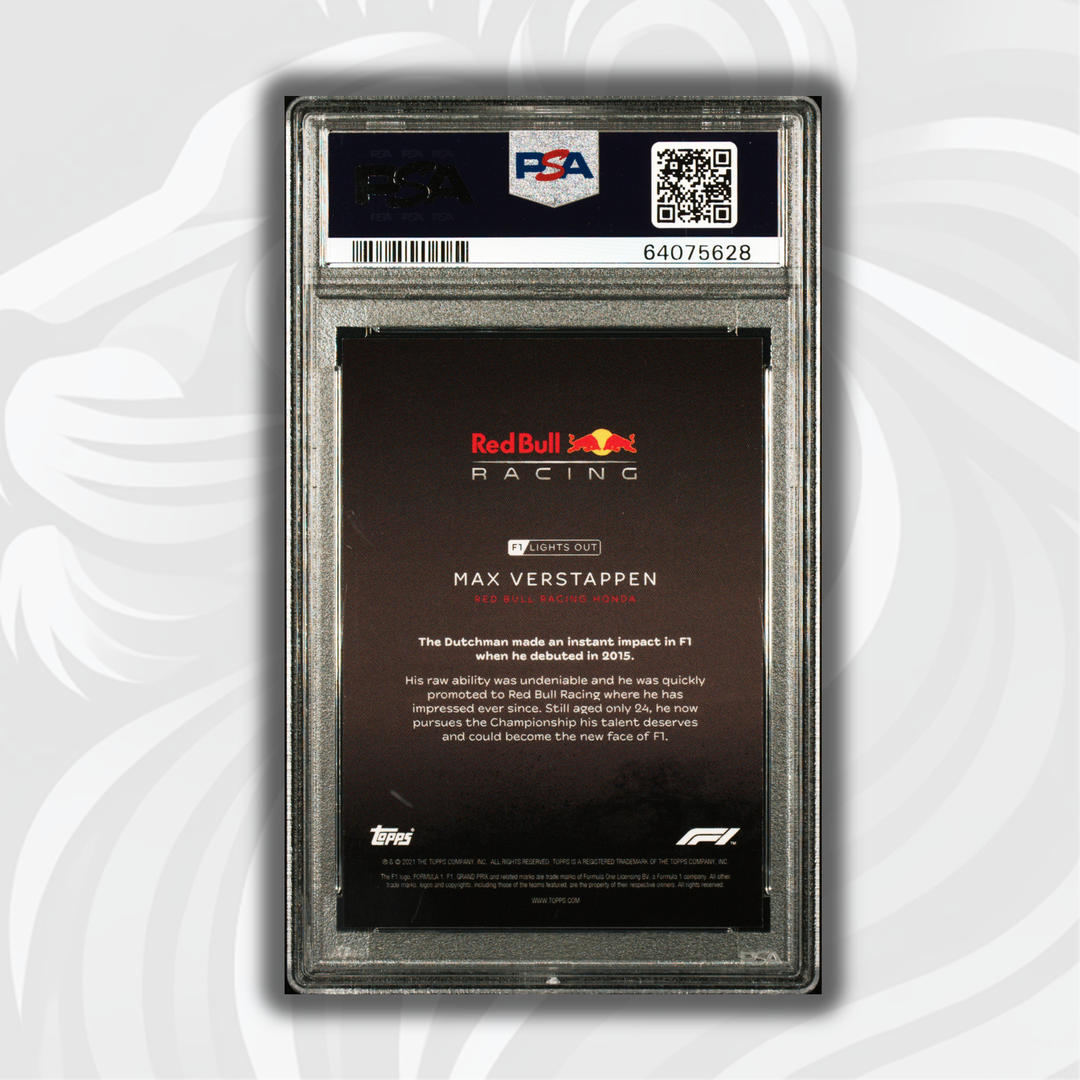 PSA 10 - Max Verstappen - Drivers - Base Card