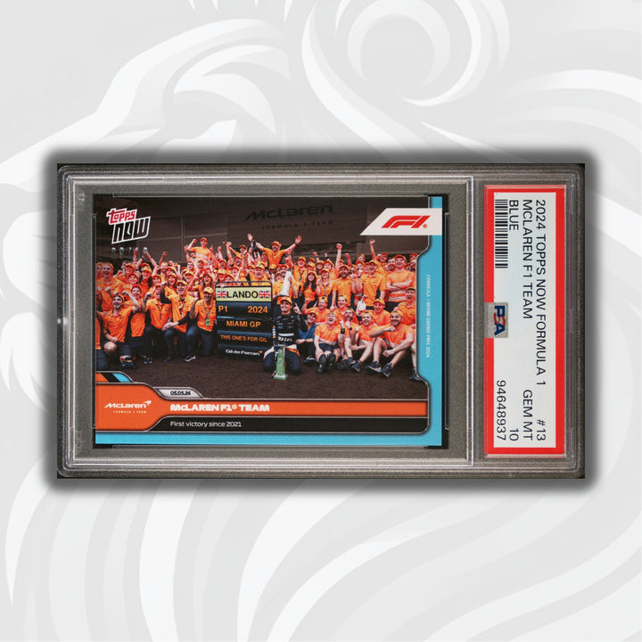PSA 10 - 09/10 McLaren #13 - Blue - 2024 Topps Now
