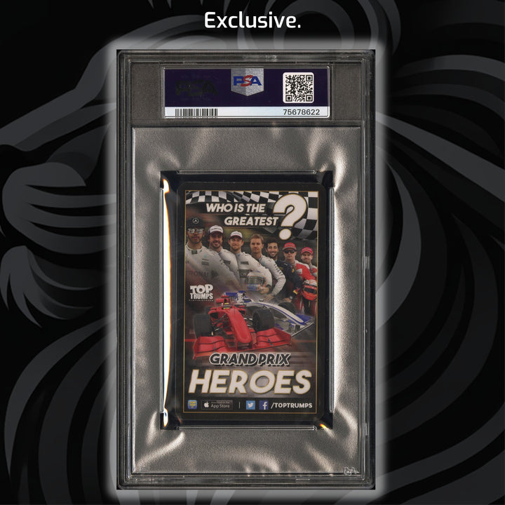 PSA 9 - Max Verstappen - 0 Wins - Top Trumps - 2016 Grand Prix Heroes - Rookie Card