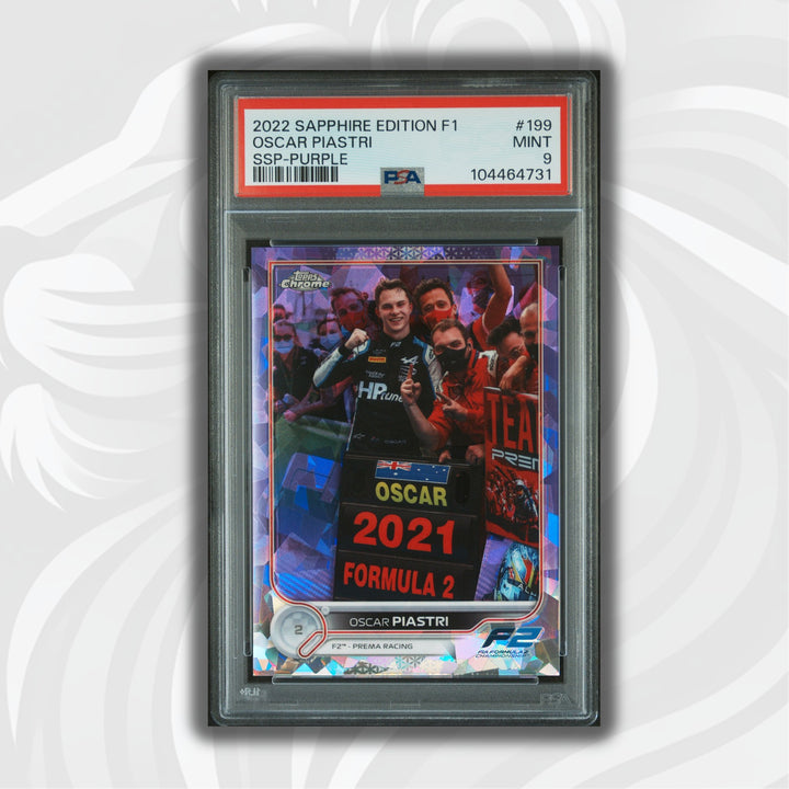 PSA 9 - 04/10 Oscar Piastri #199 - Sapphire Edition - SSP - Purple