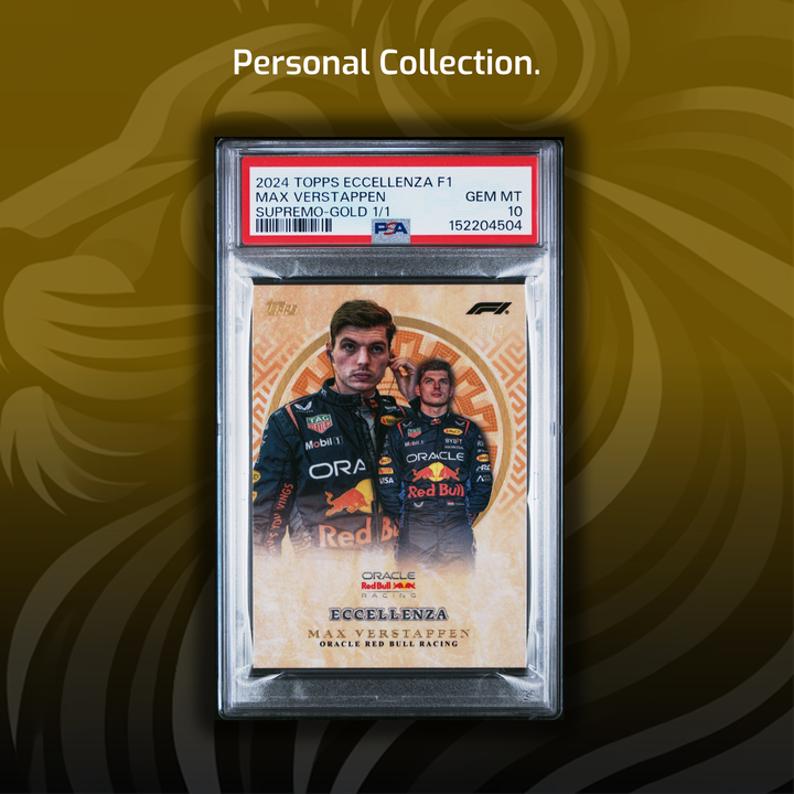 PSA 10 - 1/1 Max Verstappen - Supremo - Gold - 2024 Topps Eccellenza F1