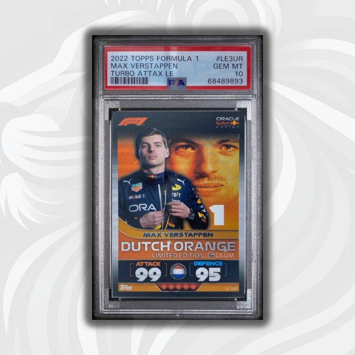 PSA 10 - Max Verstappen - Dutch Orange #LE3UR - POP 10