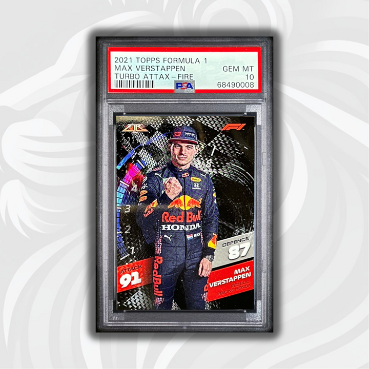 PSA 10 - /250 Max Verstappen - Fire Cards