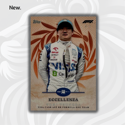 3/5 Yuki Tsunoda - Trionfo - Orange - 2024 Topps Eccellenza F1