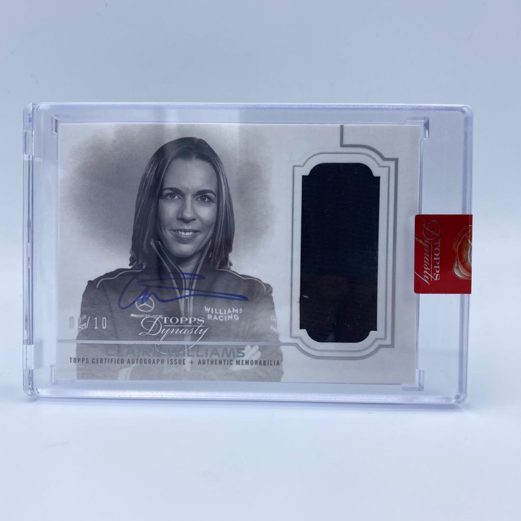01/10 - Claire Williams #DAP-CWP - Williams Racing - Dynasty Autograph Patch