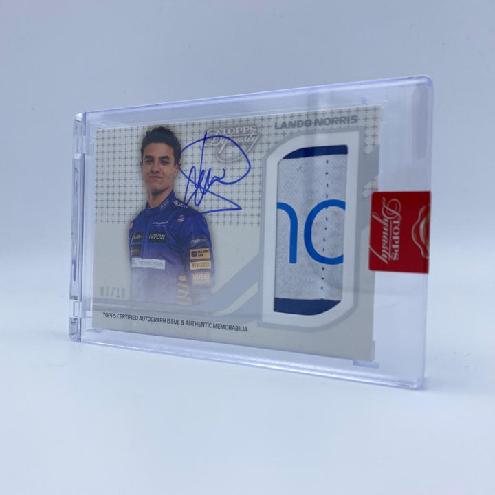 01/10 - Lando Norris - MCLaren #4 - Dynasty Autograph Patch LN-III