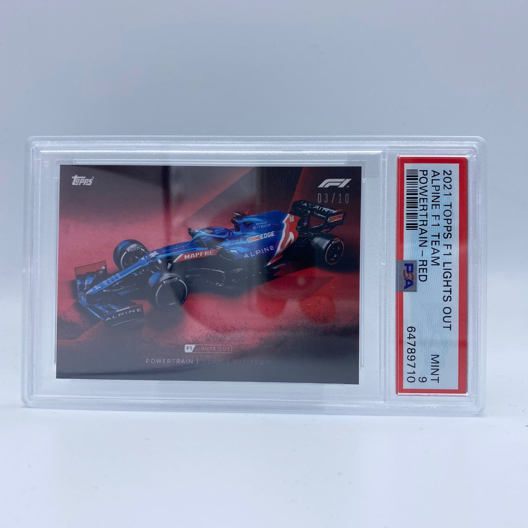 PSA 9 - 03/10 Alpine F1 Team - Powertrain -  Red Parallel
