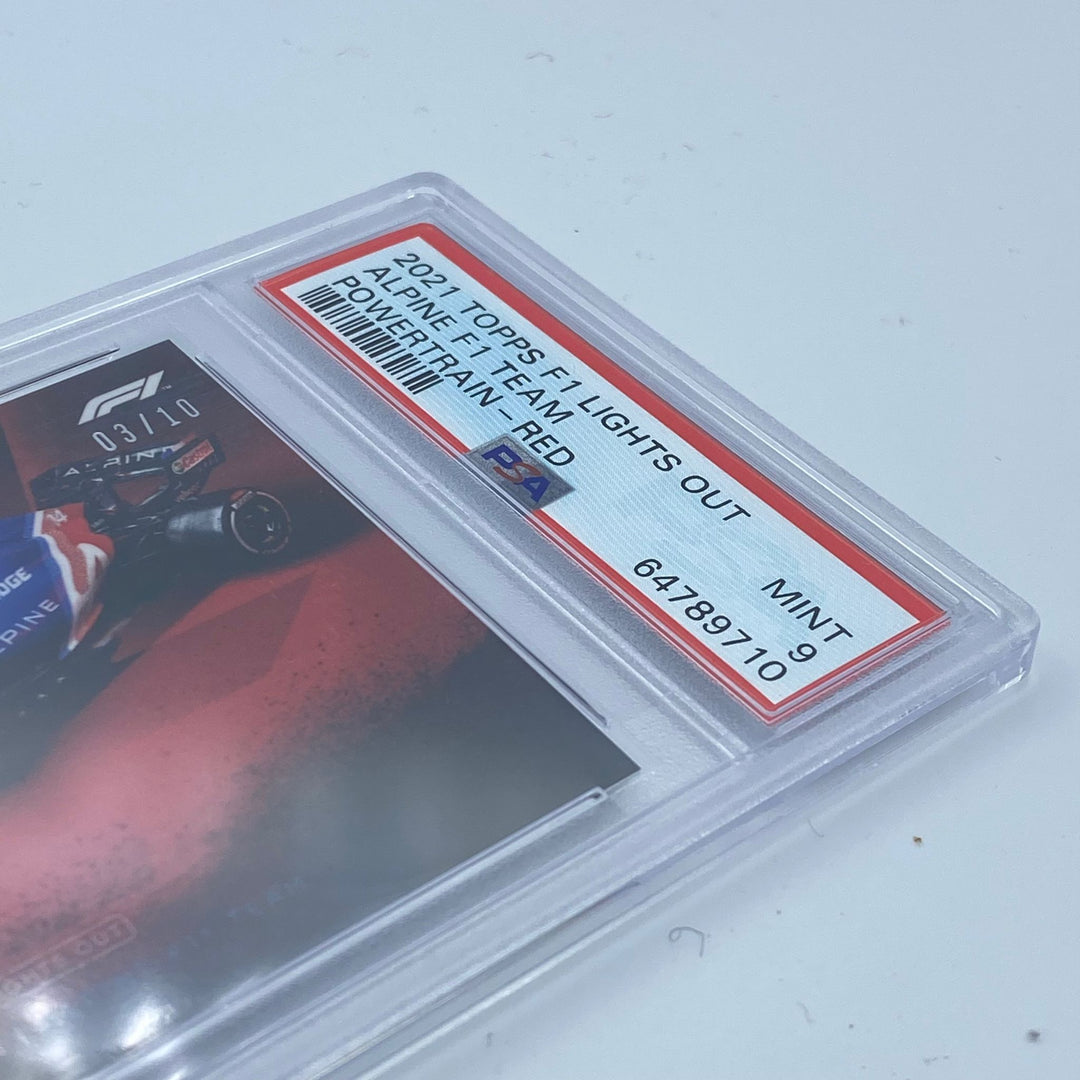 PSA 9 - 03/10 Alpine F1 Team - Powertrain -  Red Parallel