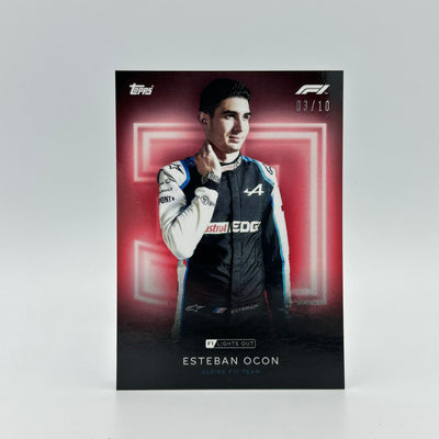 03/10 Esteban Ocon - Drivers - Red Parallel