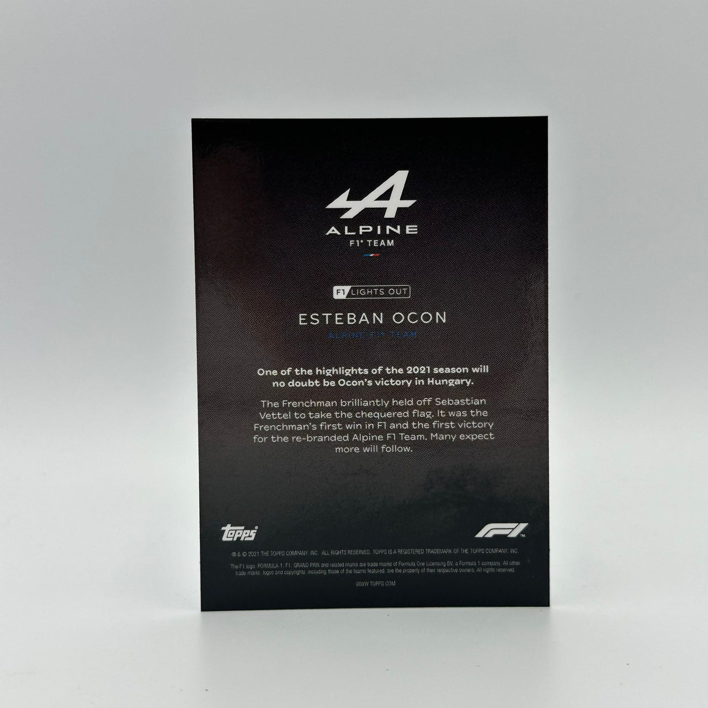 03/10 Esteban Ocon - Drivers - Red Parallel