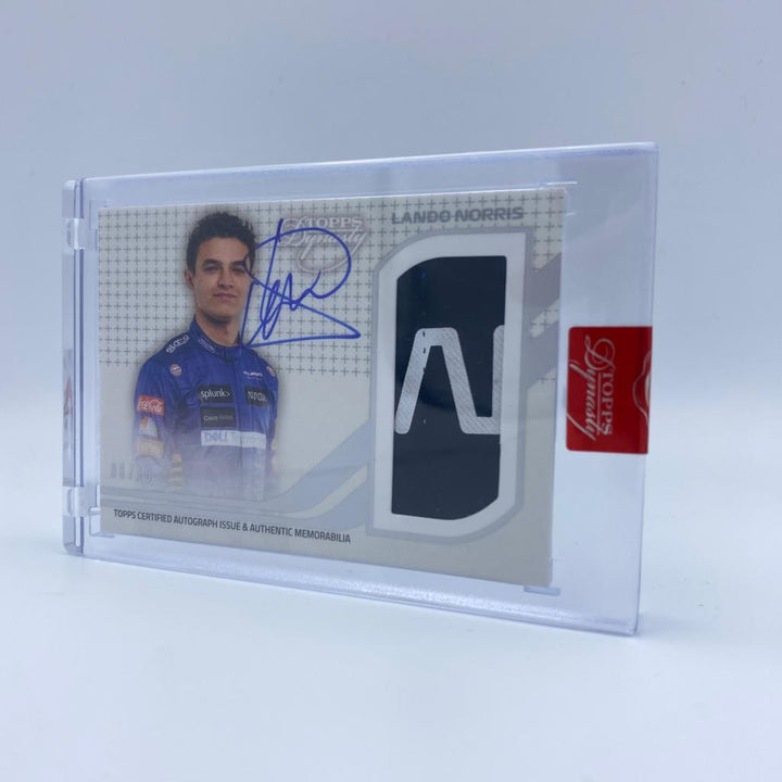 08/10 Silver - Lando Norris #DAP-LN - Autographe Patch
